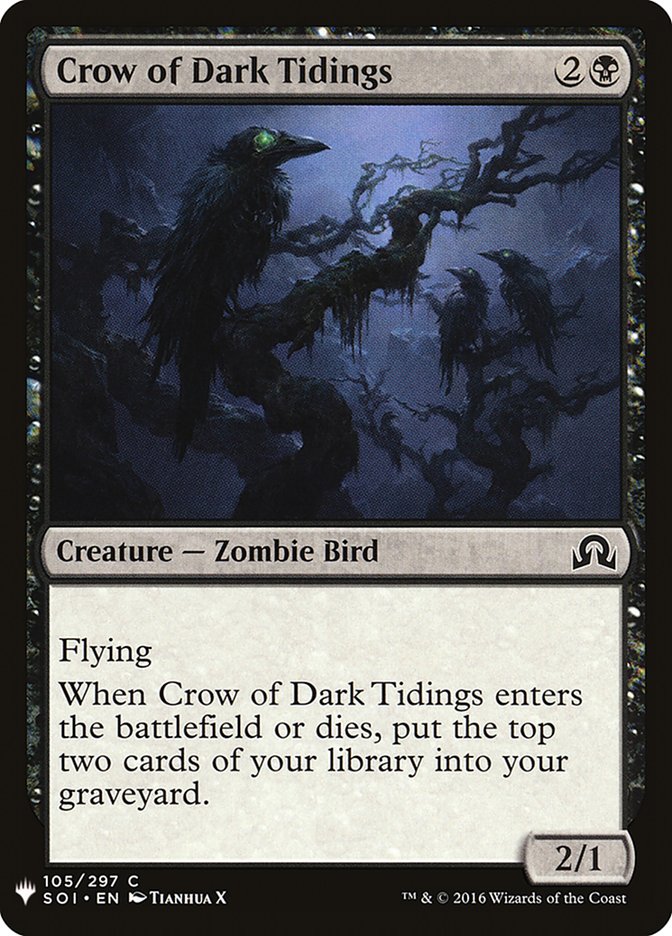 Crow of Dark Tidings [Mystery Booster] | Chromatic Games