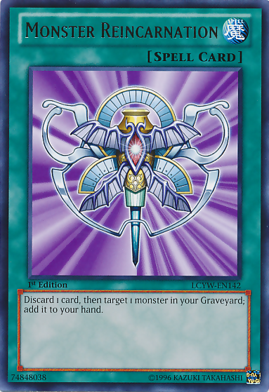 Monster Reincarnation [LCYW-EN142] Rare | Chromatic Games