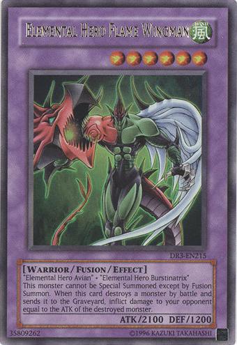 Elemental Hero Flame Wingman [DR3-EN215] Ultra Rare | Chromatic Games