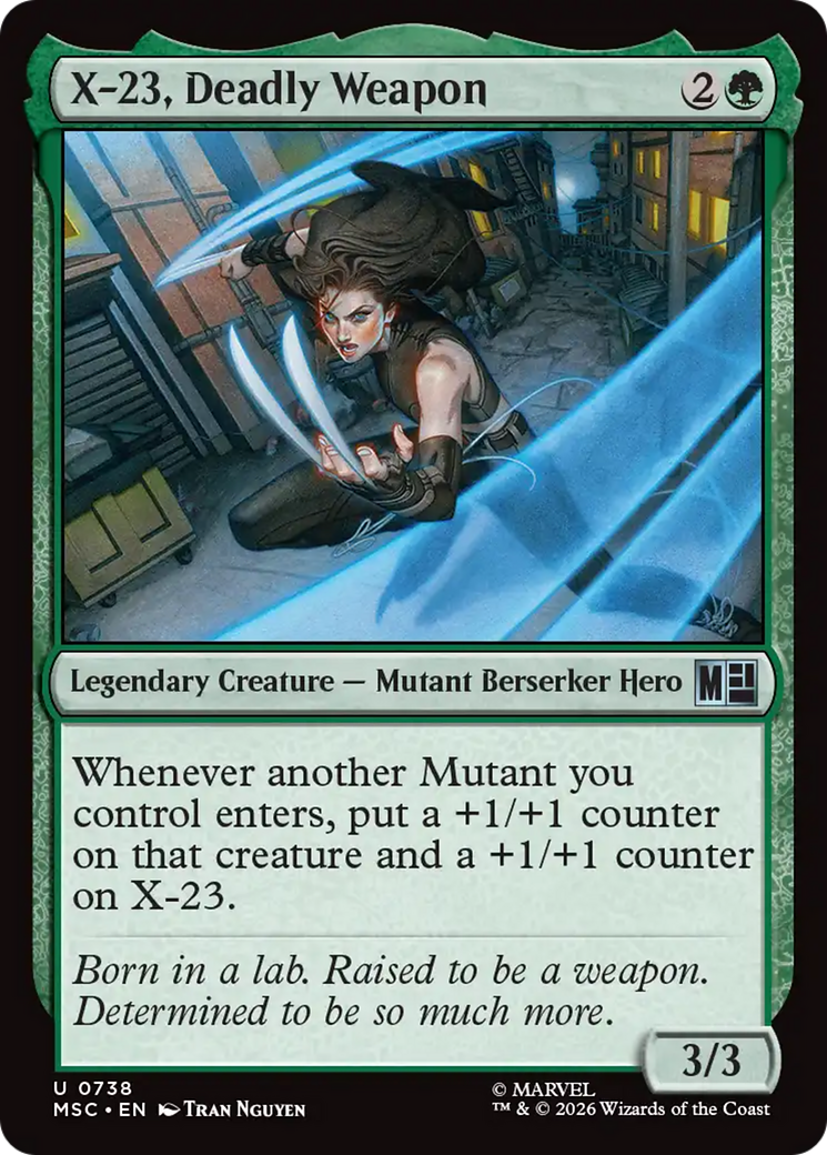 X-23, Deadly Weapon [Marvel Super Heroes Commander] | Chromatic Games