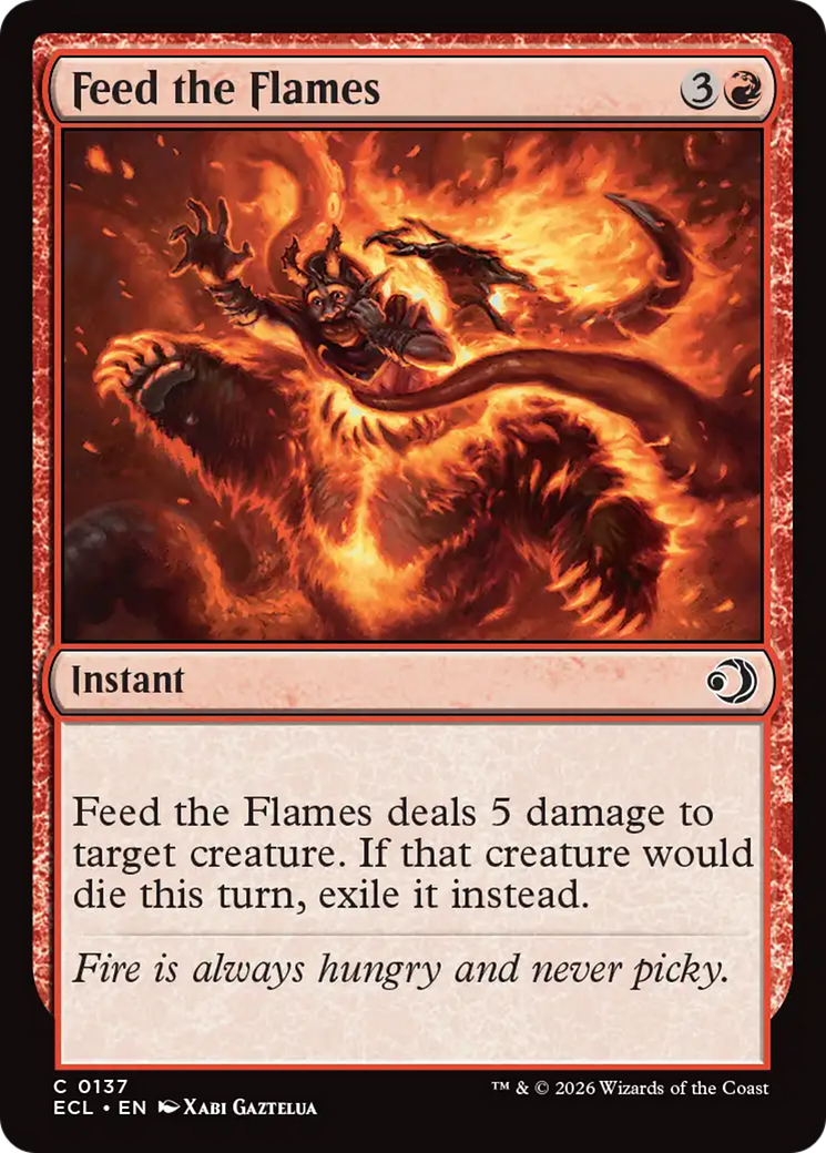 Feed the Flames [Lorwyn Eclipsed] | Chromatic Games