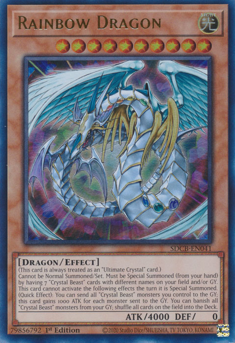 Rainbow Dragon [SDCB-EN041] Ultra Rare | Chromatic Games