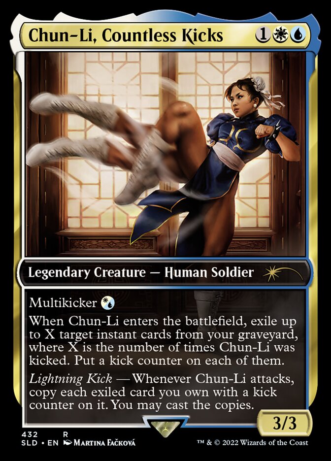 Chun-Li, Countless Kicks [Secret Lair Drop Series] | Chromatic Games