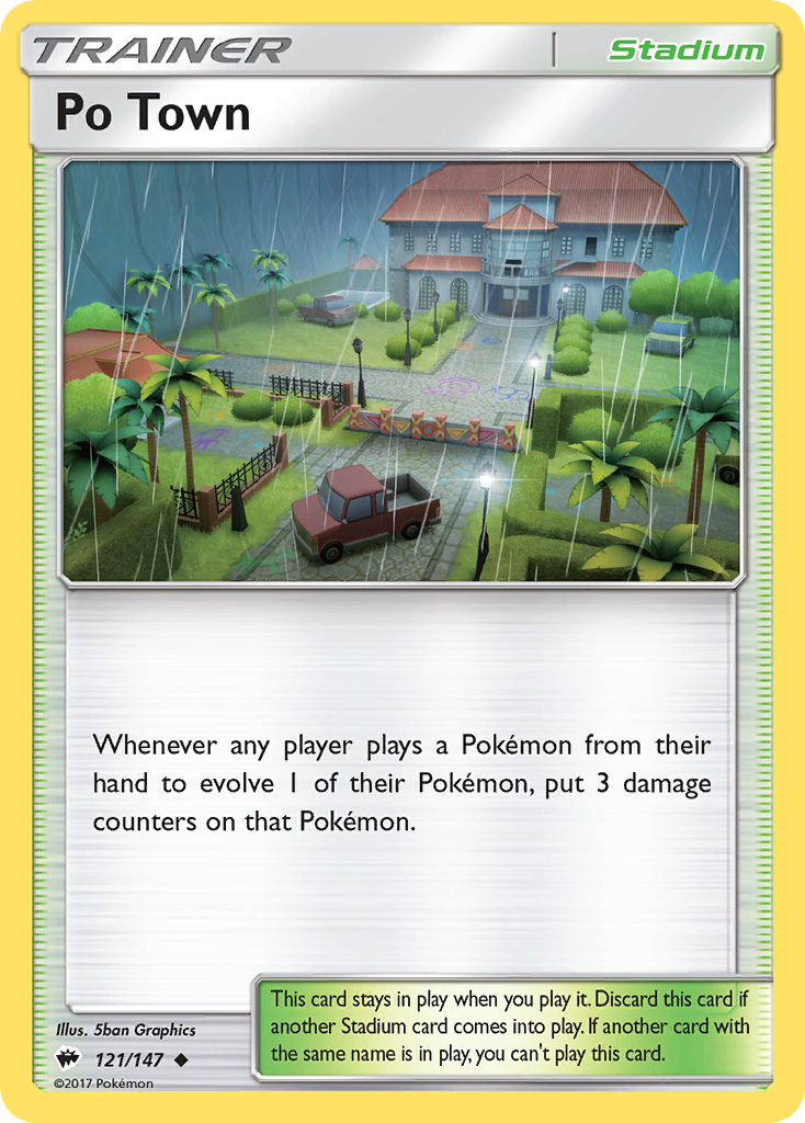 Po Town (121/147) [Sun & Moon: Burning Shadows] | Chromatic Games