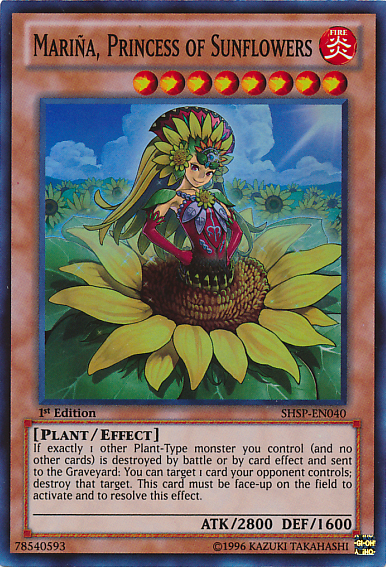 Marina, Princess of Sunflowers [SHSP-EN040] Super Rare | Chromatic Games