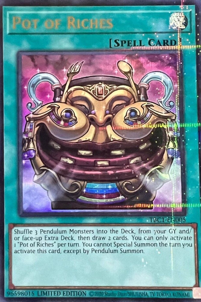 Pot of Riches [TBC1-EN005] Ultra Rare | Chromatic Games