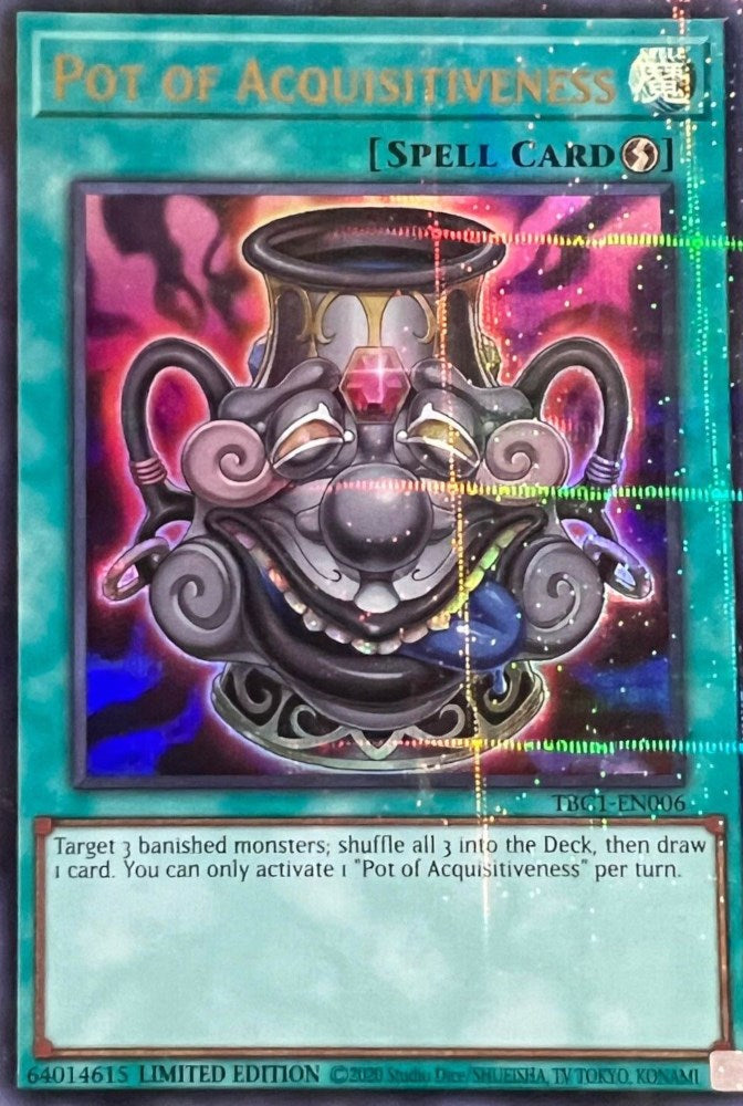 Pot of Acquisitiveness [TBC1-EN006] Ultra Rare | Chromatic Games