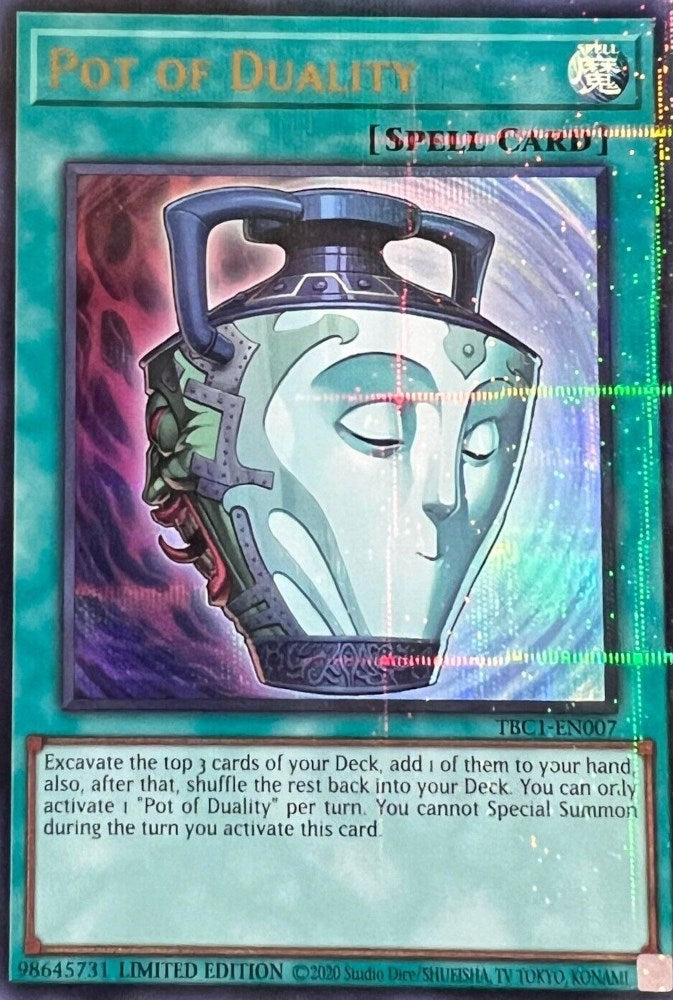 Pot of Duality [TBC1-EN007] Ultra Rare | Chromatic Games