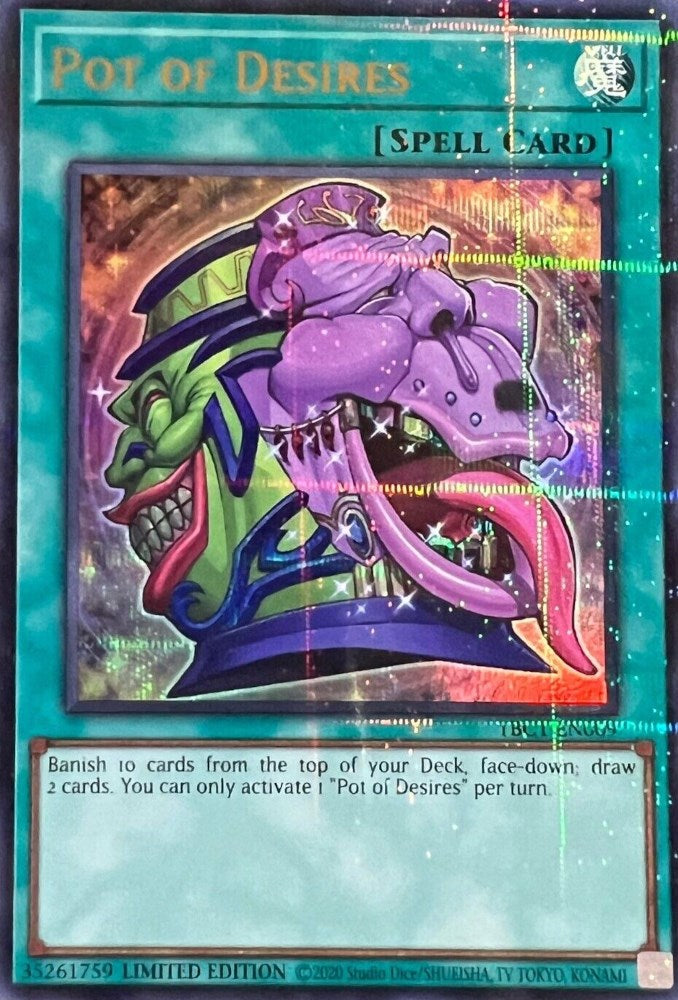 Pot of Desires [TBC1-EN009] Ultra Rare | Chromatic Games