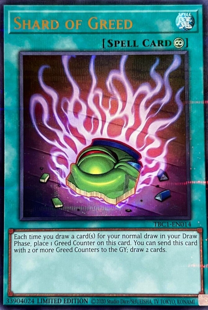 Shard of Greed [TBC1-EN014] Ultra Rare | Chromatic Games