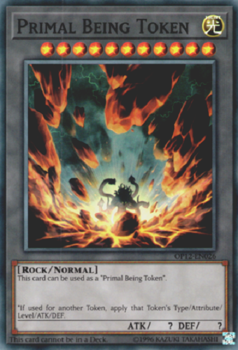 Primal Being Token [OP12-EN026] Super Rare | Chromatic Games