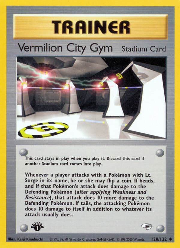 Vermilion City Gym (120/132) [Gym Heroes 1st Edition] | Chromatic Games