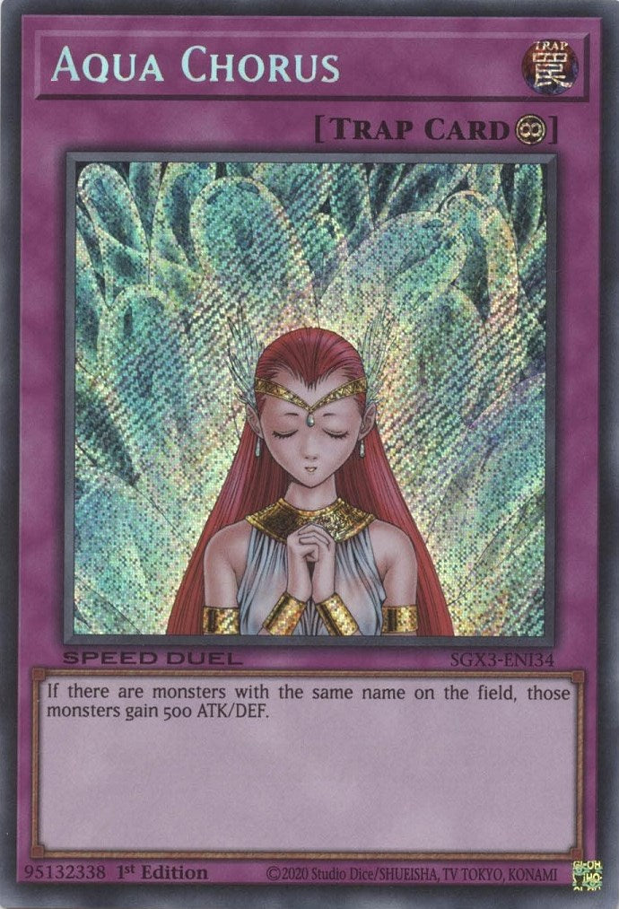 Aqua Chorus [SGX3-ENI34] Secret Rare | Chromatic Games