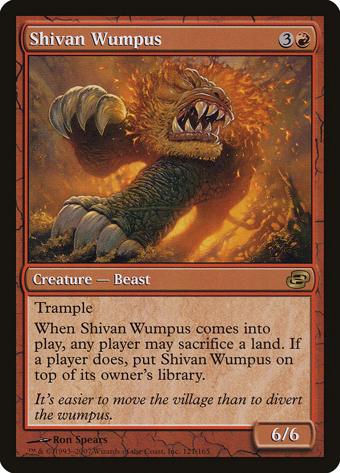 Shivan Wumpus 121/165 (Planar Chaos)  | Chromatic Games