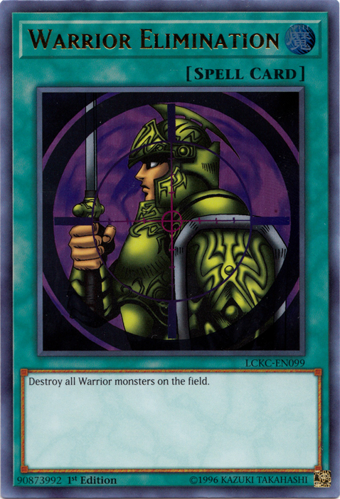Warrior Elimination [LCKC-EN099] Ultra Rare | Chromatic Games