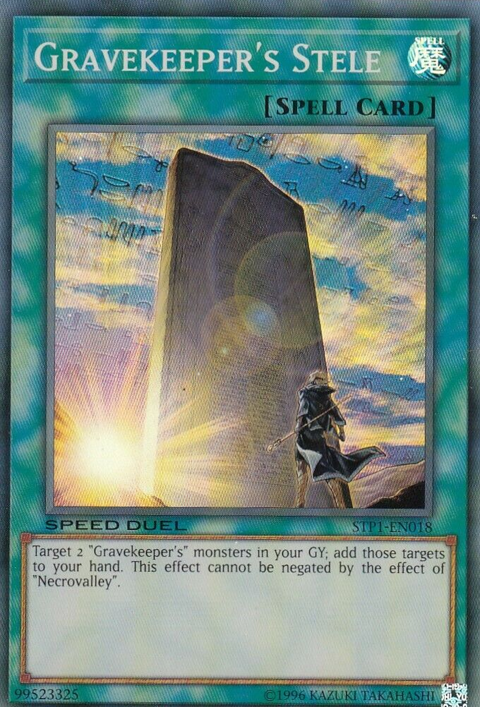 Gravekeeper's Stele [STP1-EN018] Super Rare | Chromatic Games