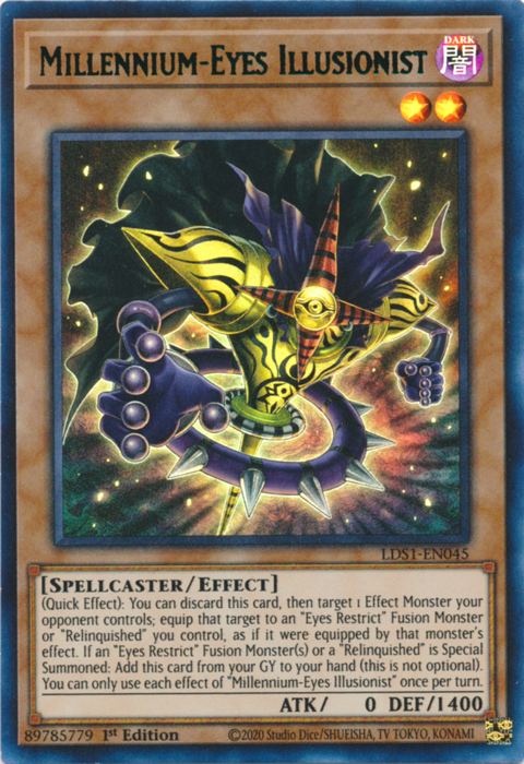 Millennium-Eyes Illusionist (Green) [LDS1-EN045] Ultra Rare | Chromatic Games