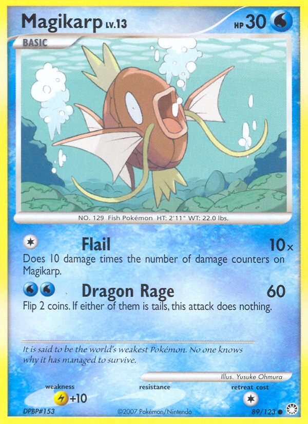 Magikarp (89/123) [Diamond & Pearl: Mysterious Treasures] | Chromatic Games