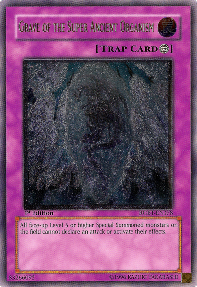 Grave of the Super Ancient Organism [RGBT-EN078] Ultimate Rare | Chromatic Games