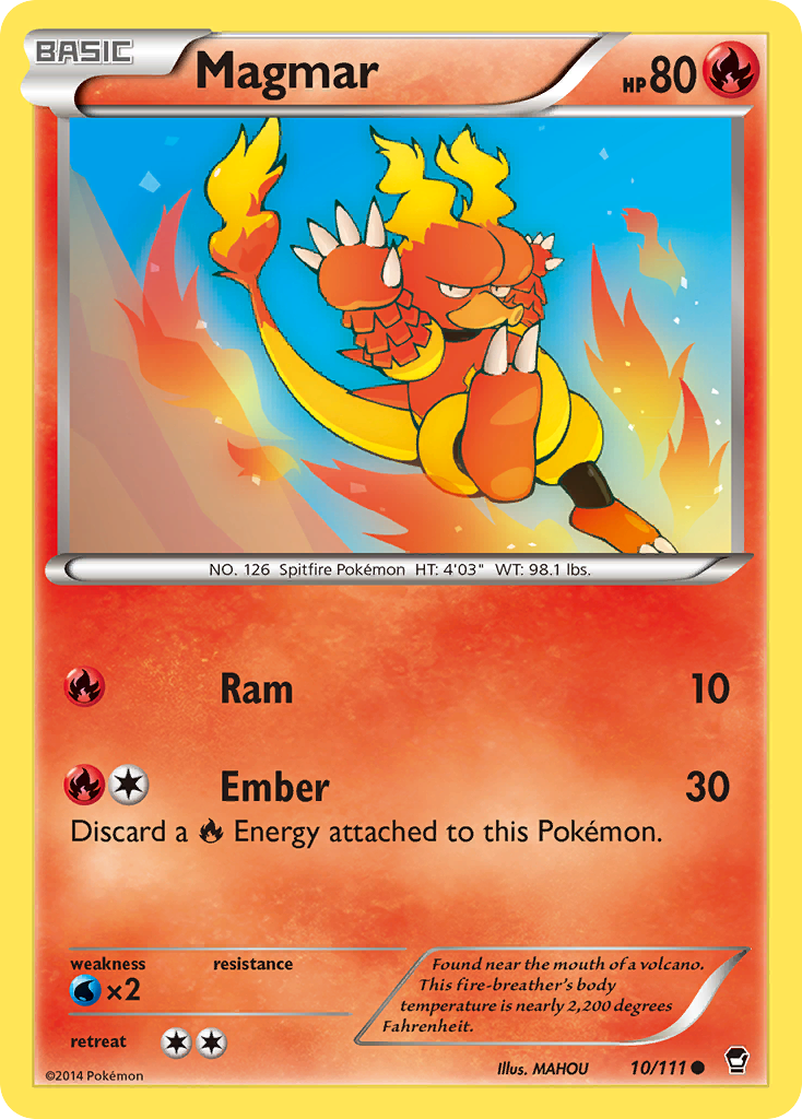 Magmar (10/111) [XY: Furious Fists] | Chromatic Games