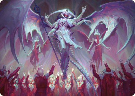 Atraxa, Grand Unifier Art Card [Phyrexia: All Will Be One Art Series] | Chromatic Games