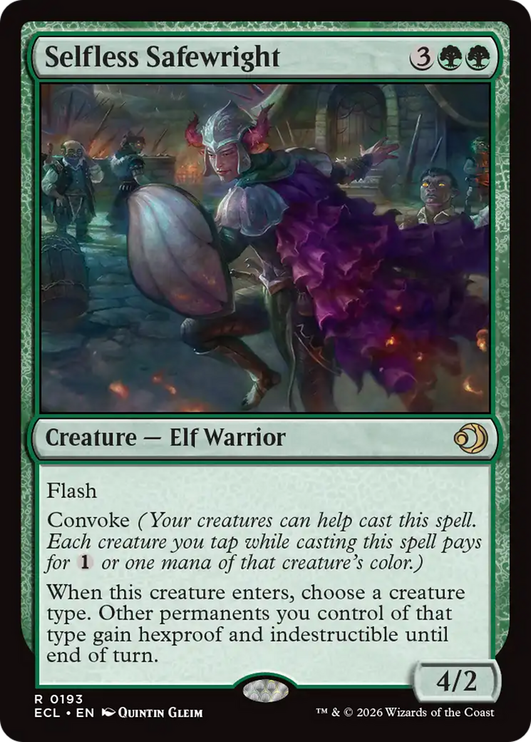 Selfless Safewright [Lorwyn Eclipsed] | Chromatic Games