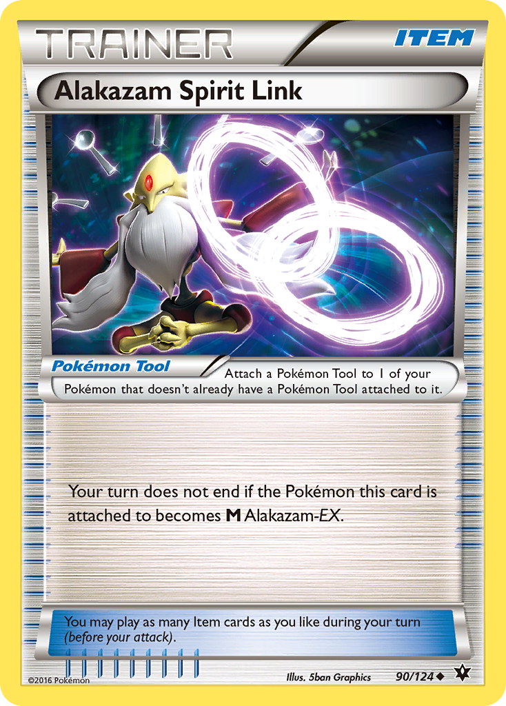 Alakazam Spirit Link (90/124) [XY: Fates Collide] | Chromatic Games