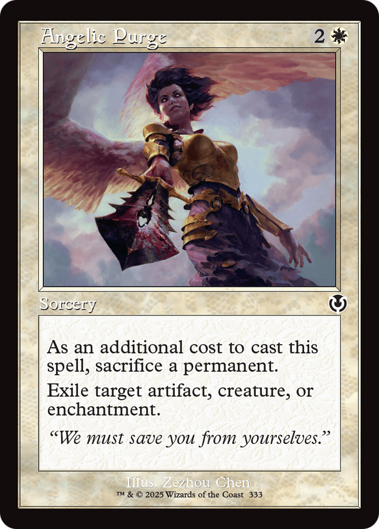 Angelic Purge (Retro Frame) [Innistrad Remastered] | Chromatic Games