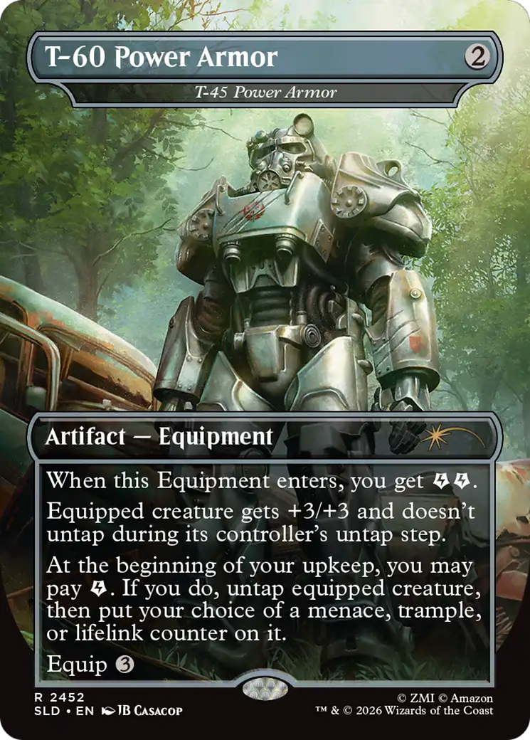 T-60 Power Armor - T-45 Power Armor [Secret Lair Drop Series] | Chromatic Games