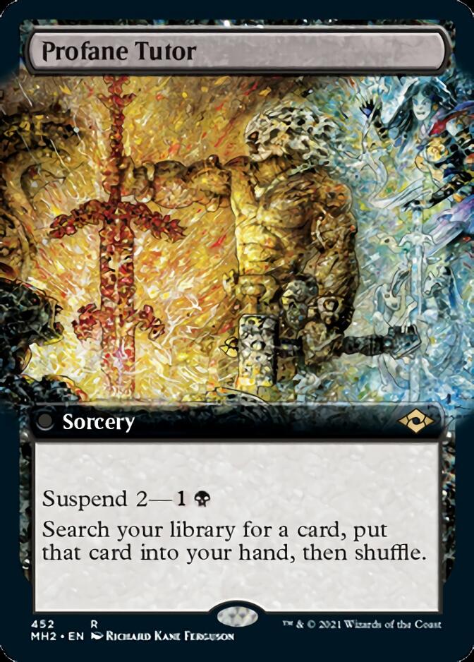 Profane Tutor (Extended Art) [Modern Horizons 2] | Chromatic Games