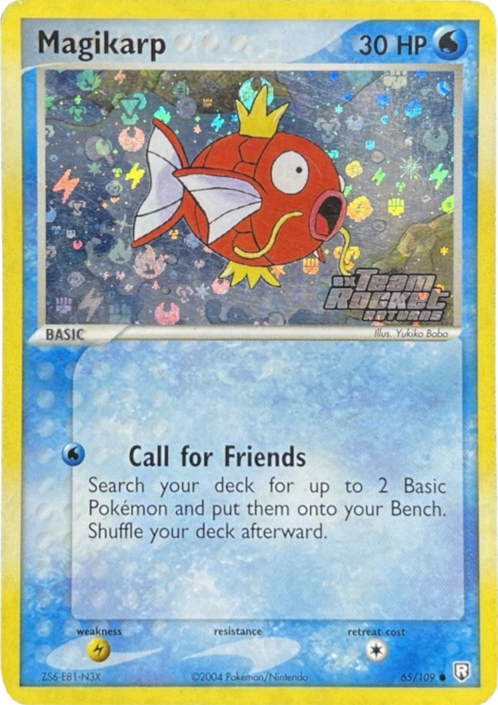 Magikarp (65/109) (Stamped) [EX: Team Rocket Returns] | Chromatic Games