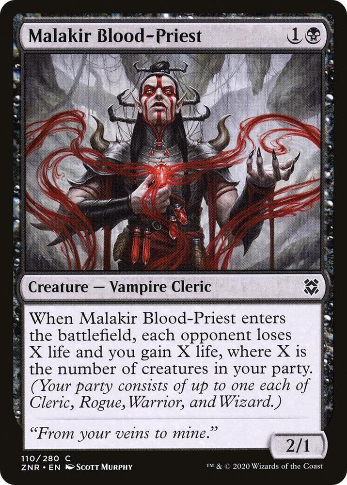 Malakir Blood-Priest 110/280 (Zendikar Rising)  | Chromatic Games