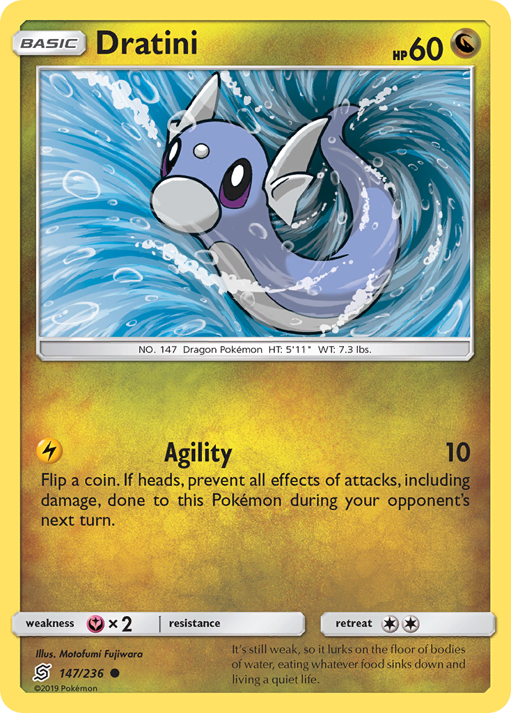 Dratini (147/236) [Sun & Moon: Unified Minds] | Chromatic Games