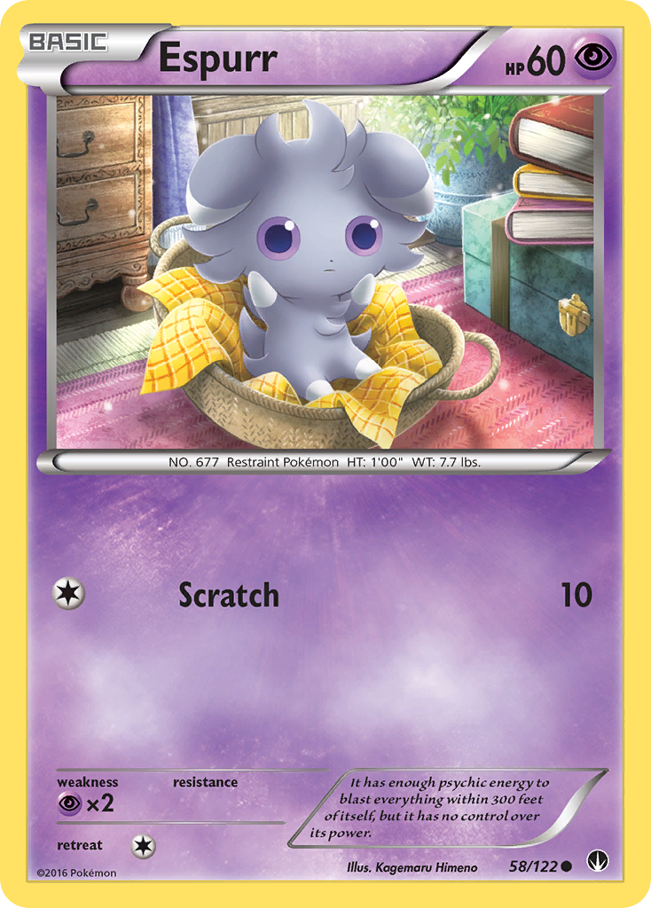 Espurr (58/122) [XY: BREAKpoint] | Chromatic Games