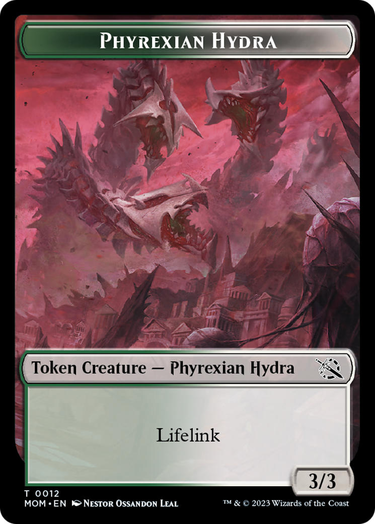 Phyrexian Hydra Token (12) [March of the Machine Tokens] | Chromatic Games