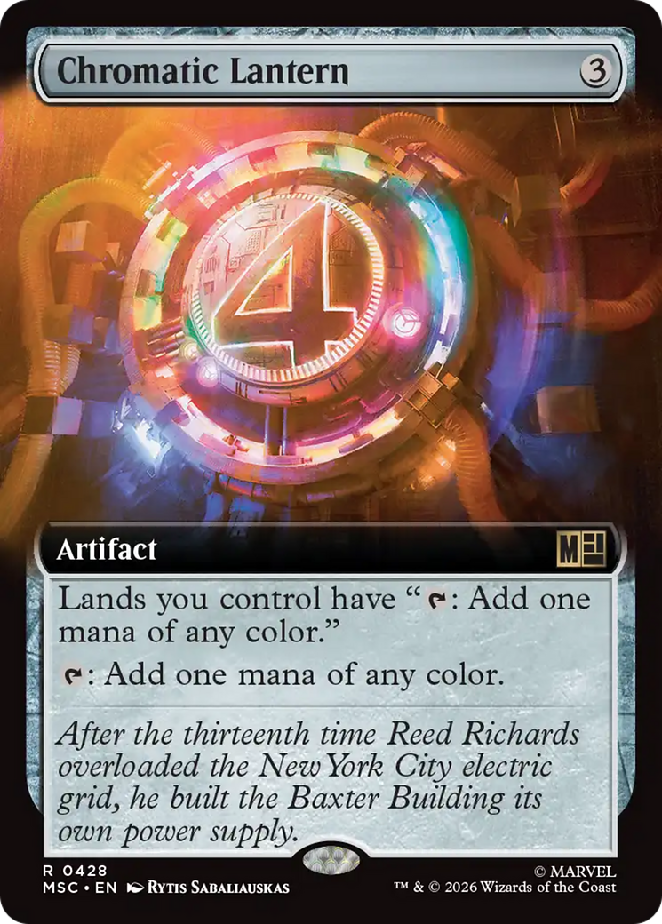 Chromatic Lantern (Extended Art) [Marvel Super Heroes Commander] | Chromatic Games
