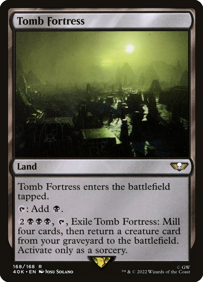 Tomb Fortress 168/617 (Universes Beyond: Warhammer 40,000)  | Chromatic Games