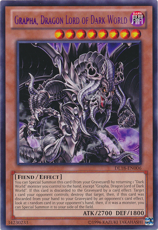 Grapha, Dragon Lord of Dark World (Purple) [DL18-EN006] Rare | Chromatic Games