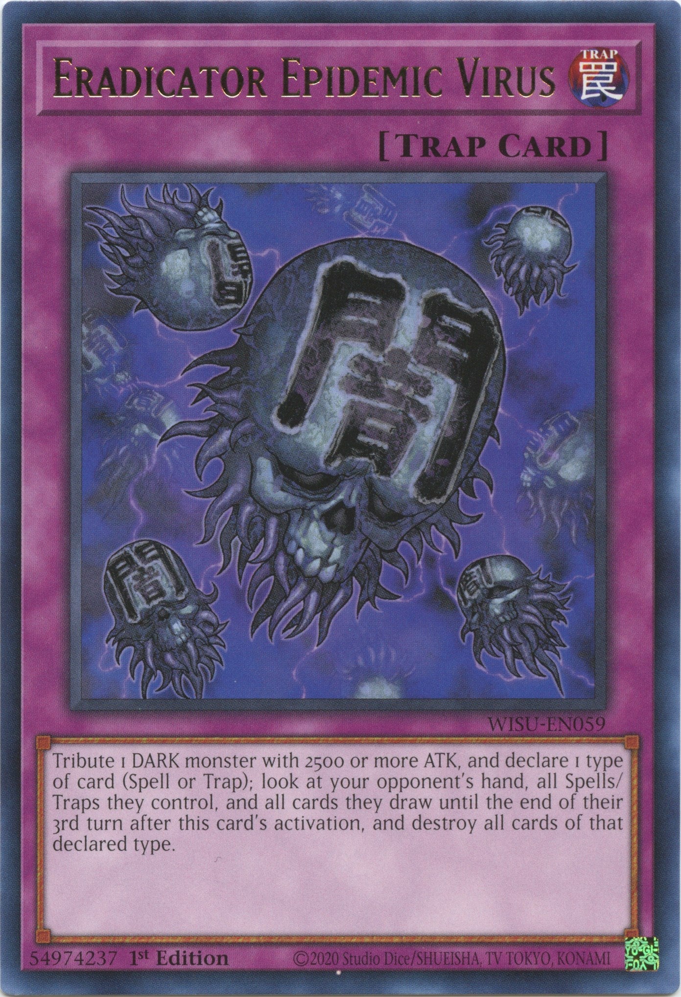 Eradicator Epidemic Virus [WISU-EN059] Rare | Chromatic Games