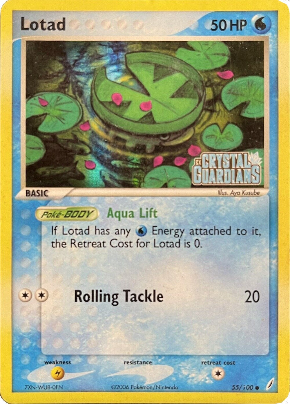 Lotad (055/100) (Theme Deck Exclusive) [EX: Crystal Guardians] | Chromatic Games