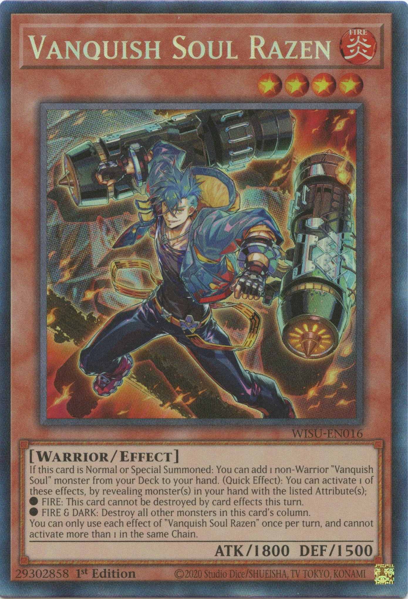 Vanquish Soul Razen [WISU-EN016] Collector's Rare | Chromatic Games
