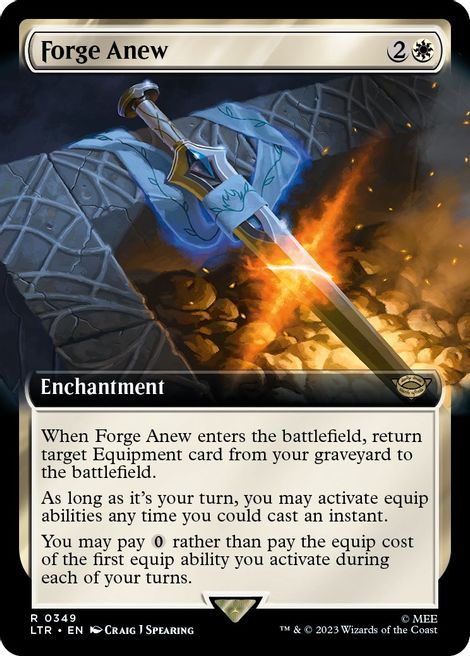 Forge Anew (Extended Art) [The Lord of the Rings: Tales of Middle-Earth] | Chromatic Games