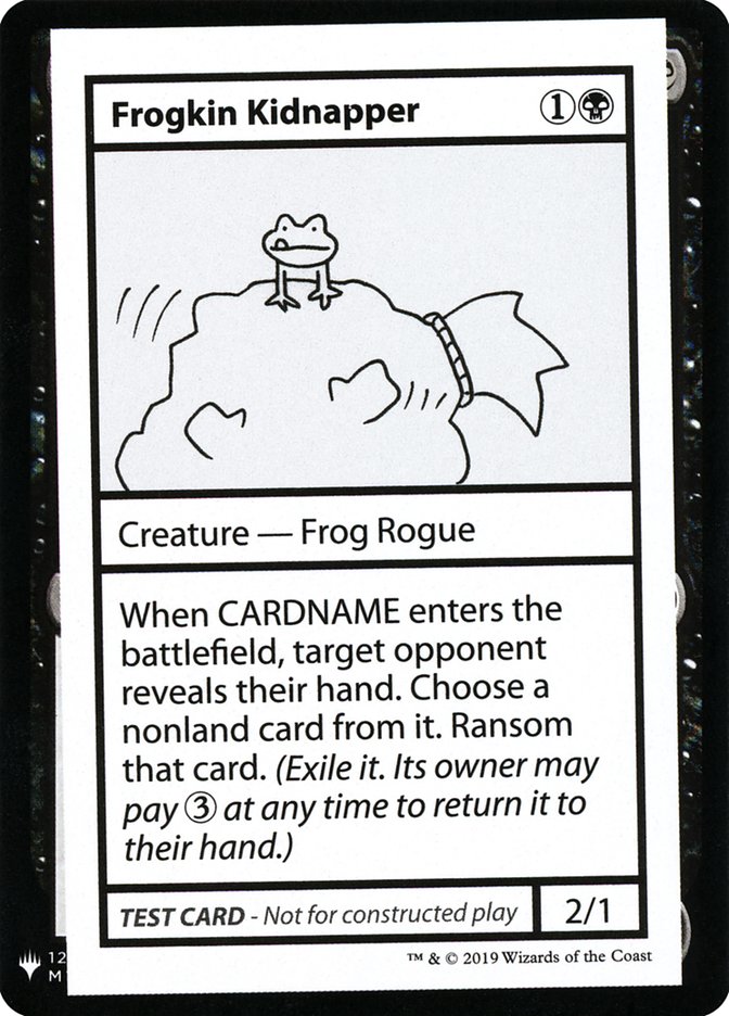 Frogkin Kidnapper [Mystery Booster Playtest Cards] | Chromatic Games