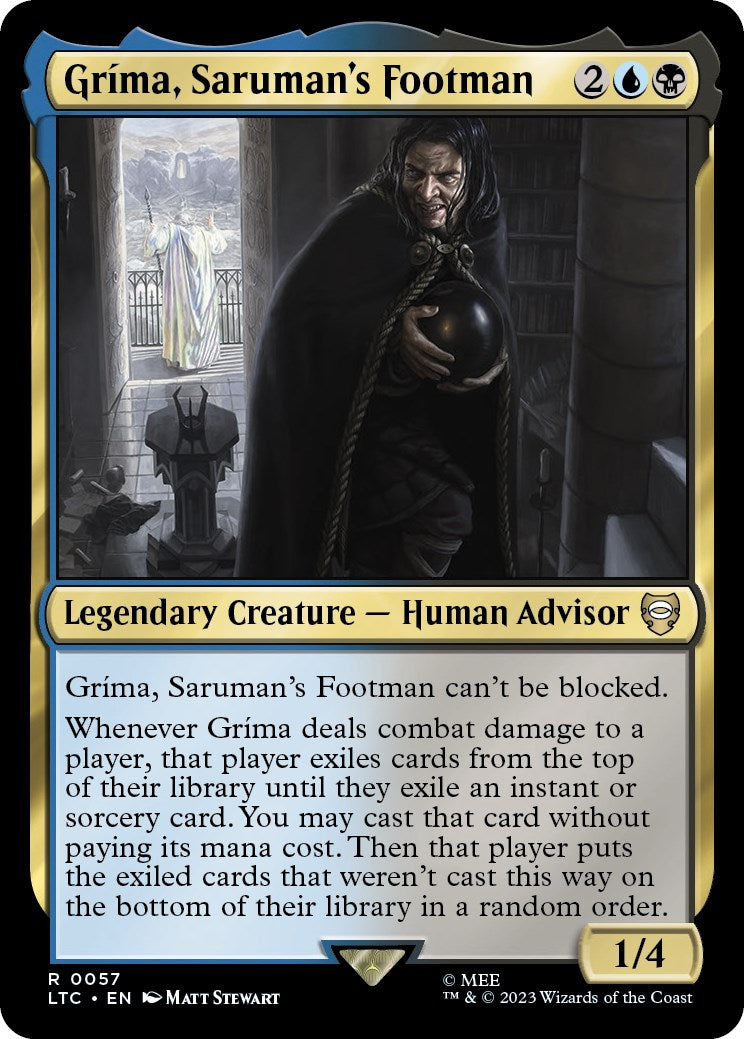 Grima, Saruman's Footman [The Lord of the Rings: Tales of Middle-Earth Commander] | Chromatic Games