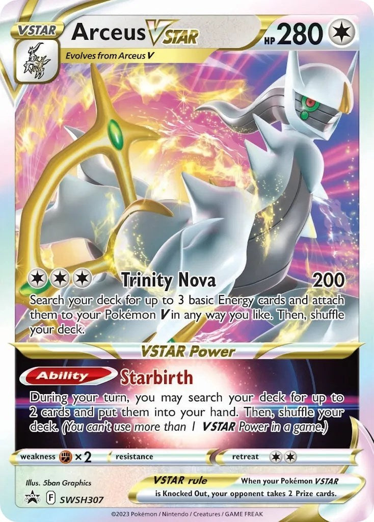 Arceus VSTAR (SWSH307) [Sword & Shield: Black Star Promos] | Chromatic Games