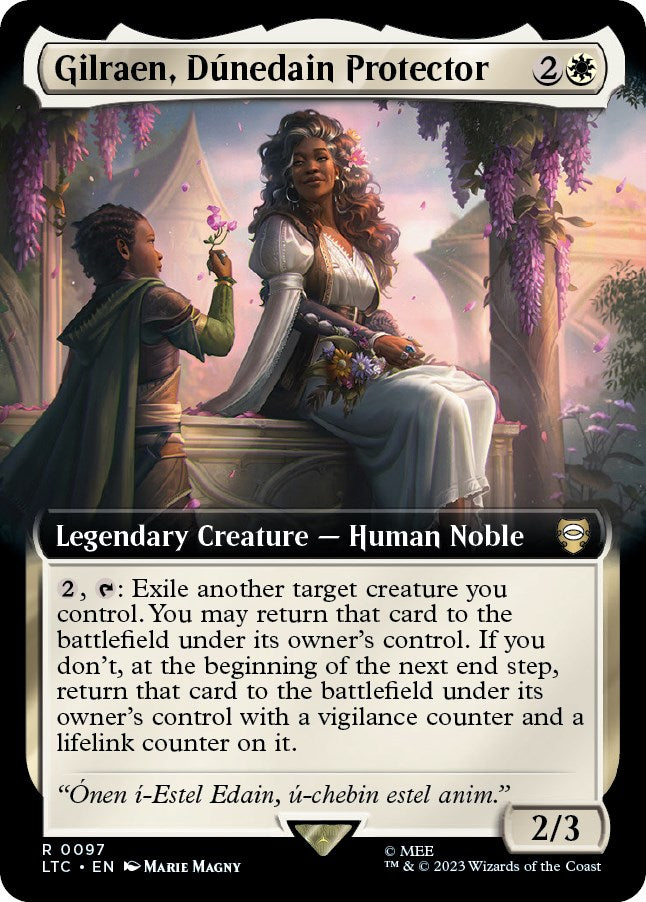 Gilraen, Dunedain Protector (Extended Art) [The Lord of the Rings: Tales of Middle-Earth Commander] | Chromatic Games