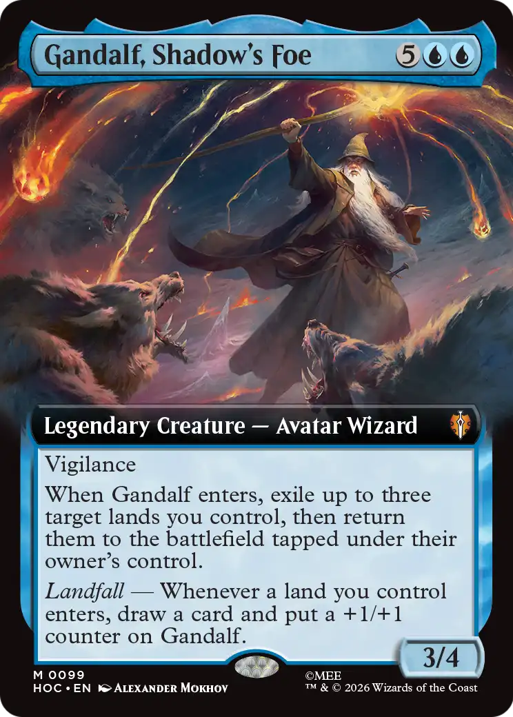 Gandalf, Shadow's Foe (Extended Art) [The Hobbit: Eternal-Legal] | Chromatic Games