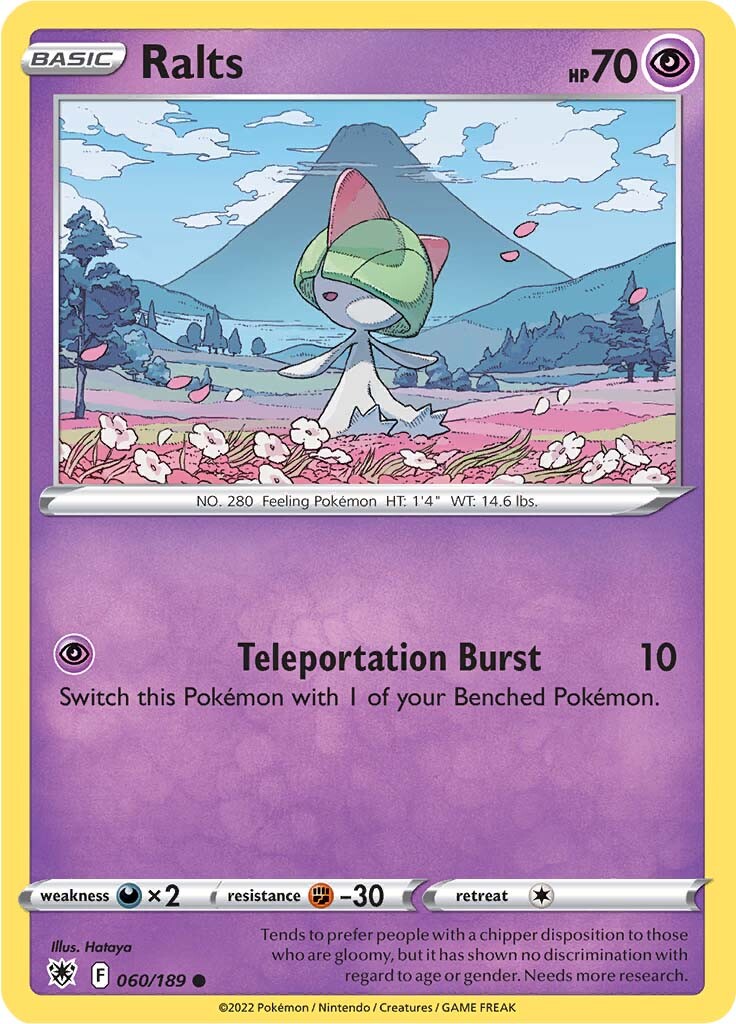 Ralts (060/189) [Sword & Shield: Astral Radiance] | Chromatic Games