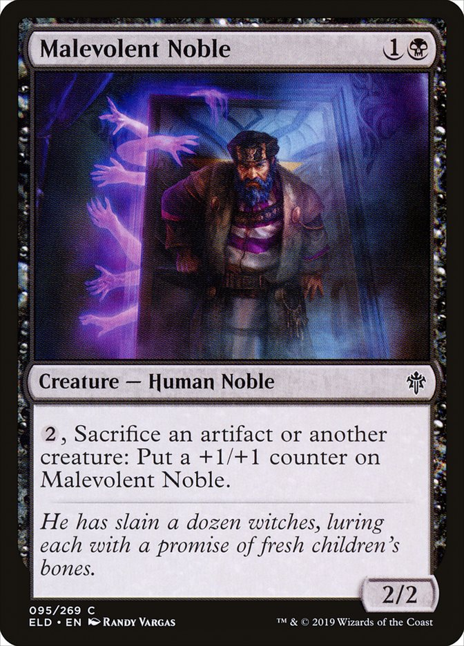 Malevolent Noble 95/269 (Throne of Eldraine)  | Chromatic Games