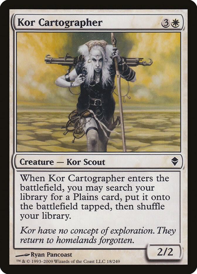 Kor Cartographer 18/249 (Zendikar)  | Chromatic Games